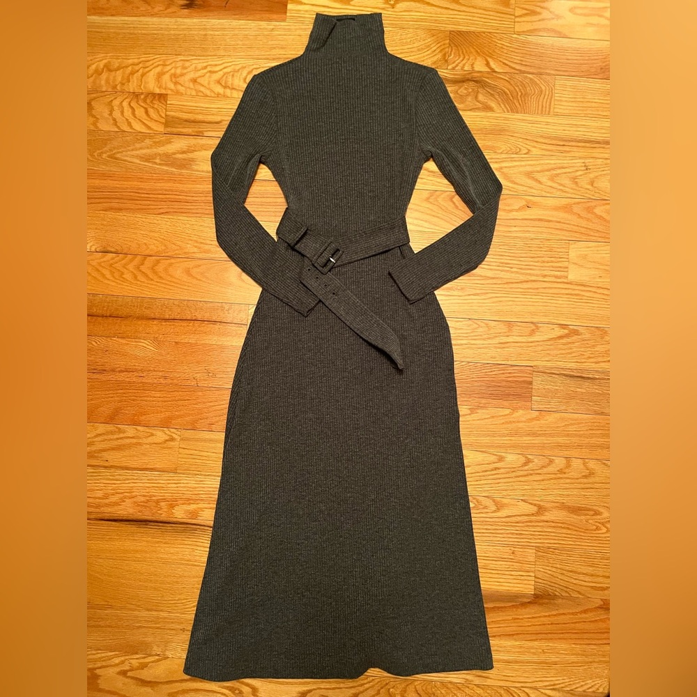 Club Monaco Belted Maxi Knit Dress